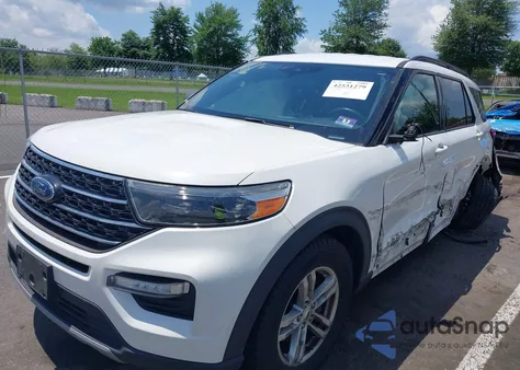 2020 Ford Explorer Xlt z USA, uszkodzony, nr VIN 1FMSK8DH1LGA32836